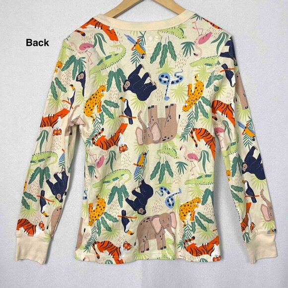 Landry's NWT Jungle Party Long Sleeve Cotton Knit Pajama Set Womens Size L - Picture 8 of 13